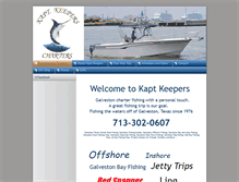 Tablet Screenshot of kaptkeepers.com
